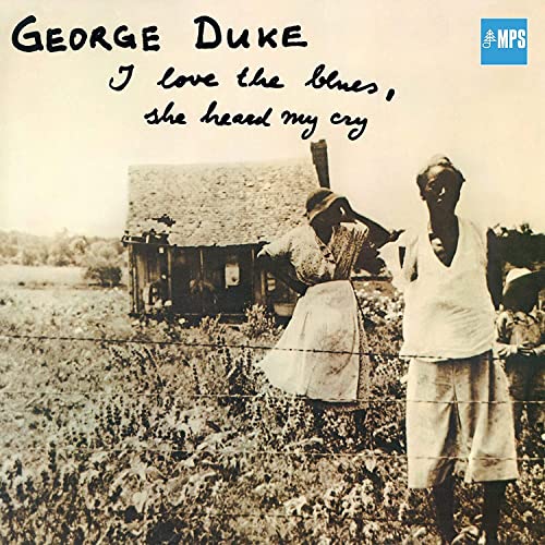Album cover showing two people standing in a field before a rustic wooden house.