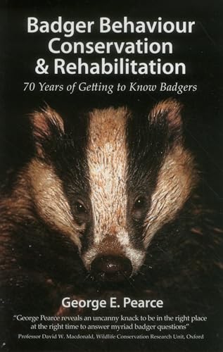 Book cover featuring a close-up of a badger’s face and title text.