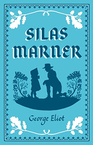 Blue book cover with silhouette of a man and child.