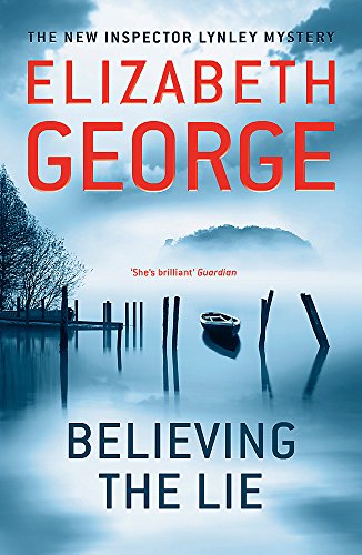 Book cover for Believing the Lie showing a misty lake with a small boat.