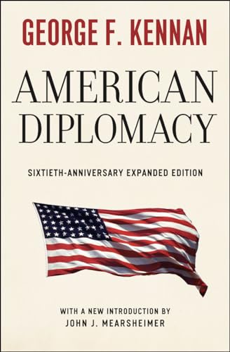 Book cover for American Diplomacy by George F. Kennan featuring an American flag illustration.