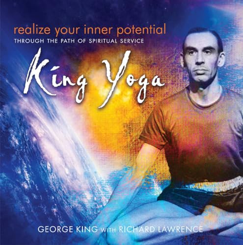 Book cover featuring a man in a yoga pose against a cosmic background.