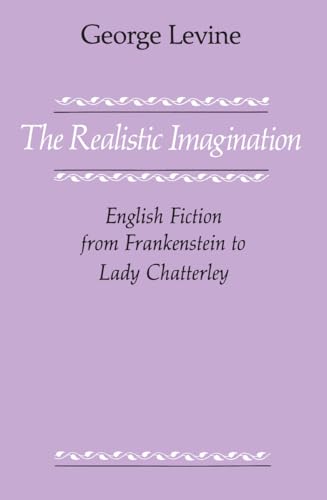 Book cover: "Realistic Imagination" by George Levine, purple background.