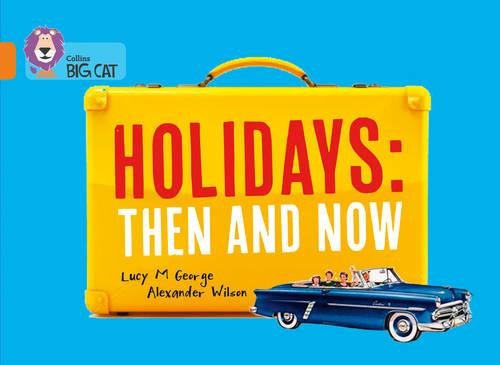 Book cover: yellow suitcase with text and a vintage blue car.