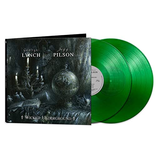 Wicked Underground" vinyl record with green discs and gothic cover art.