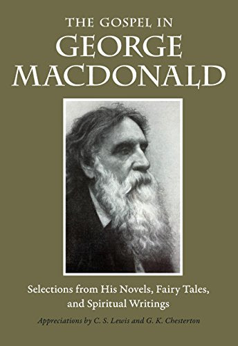 Book cover featuring a portrait of a bearded man, George MacDonald.