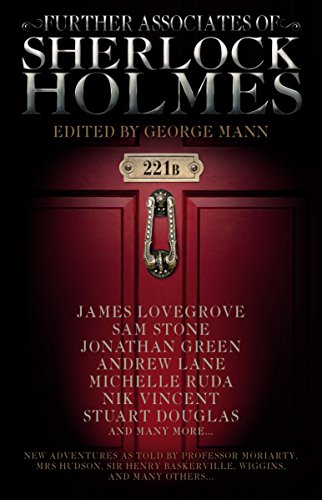 Book cover: “Further Associates of Sherlock Holmes” with a red door.