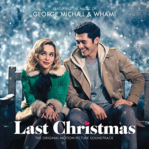 “Last Christmas” movie soundtrack cover featuring Emilia Clarke and Henry Golding.