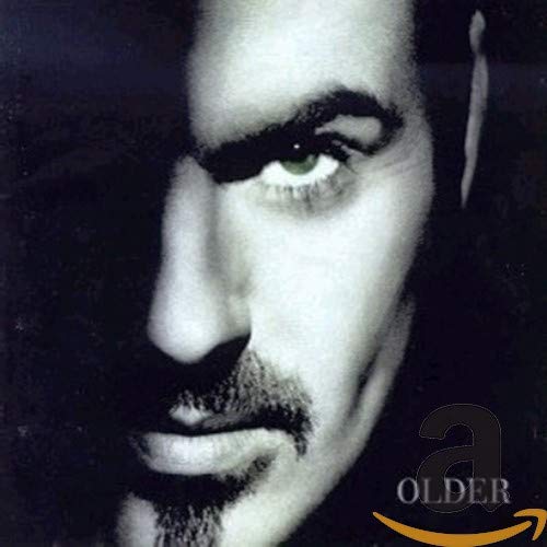 Close-up of George Michael’s face, with the album title “Older”.