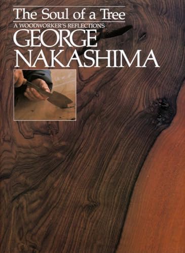 Book cover featuring wood grain, a woodworker, and the title “Soul of a Tree.”