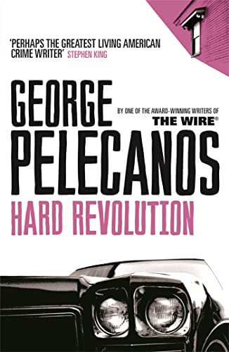 Book cover for “Hard Revolution” by George Pelecanos, featuring a car.