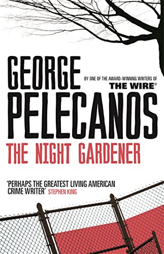 Book cover for "The Night Gardener" with dark text and red accents.