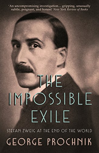 Book cover featuring a portrait of Stefan Zweig, titled “The Impossible Exile.”