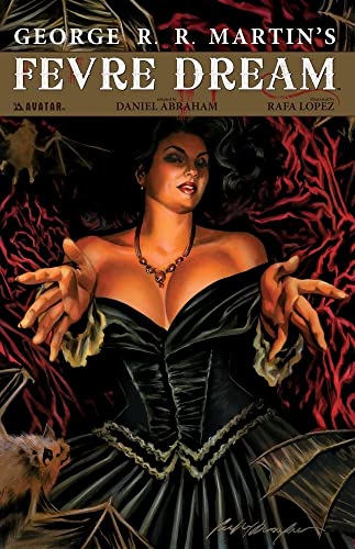 Cover of "Fevre Dream" graphic novel, featuring a woman in a dark dress.