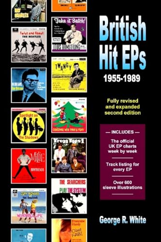 Book cover featuring vintage British EP record sleeves, titled "British Hit EPs".