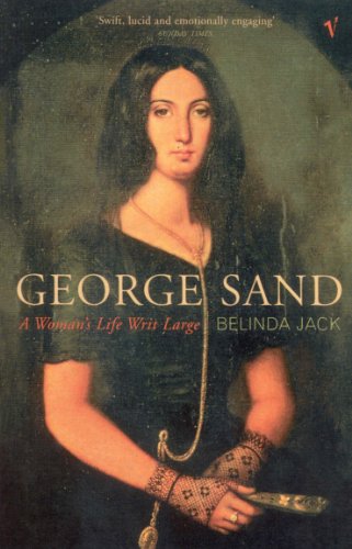Book cover featuring a painted portrait of George Sand, a woman with dark hair.