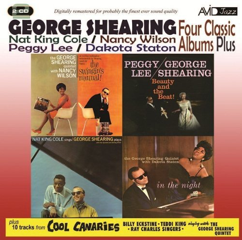 CD cover for George Shearing’s four albums plus bonus tracks.