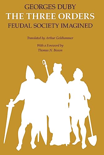 Book cover: gold background with white silhouettes of three figures.