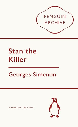 Red text on cream cover: "Stan the Killer" by Georges Simenon.