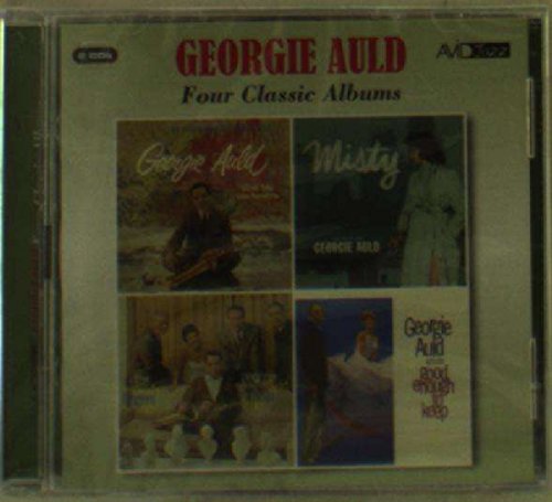 CD case displaying Georgie Auld's four album covers in a collage.