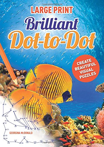 Book cover showing a dot-to-dot puzzle of two fish over a coral reef background.