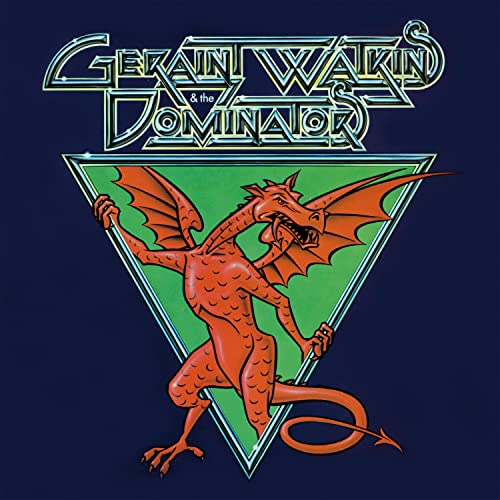 Album cover: red dragon within a green triangle, band name above.
