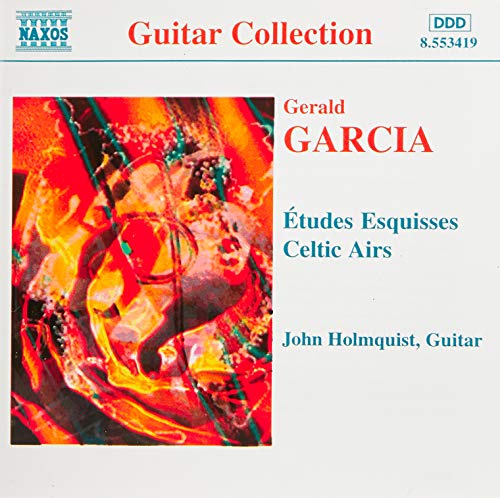 CD cover with abstract guitar image and text "Gerald Garcia" and "Guitar Collection".
