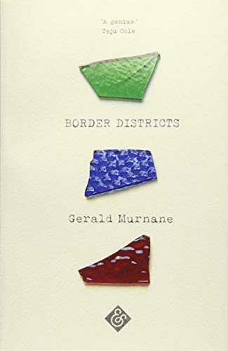 Book cover with three colored glass shards and text on a cream background.