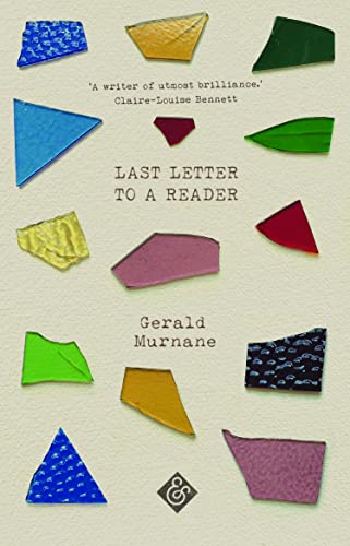 Book cover: "Last Letter to a Reader" with colorful, fragmented shapes.