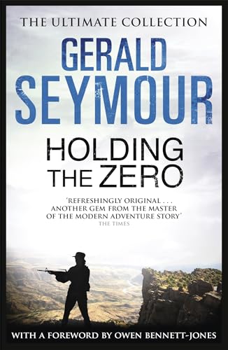 Book cover: "Holding The Zero" by Gerald Seymour, with a silhouetted figure.