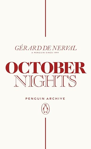 Book cover for "October Nights" by Gérard de Nerval, Penguin Archive series.