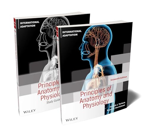 Two textbooks, “Principles of Anatomy and Physiology,” with brain imagery.