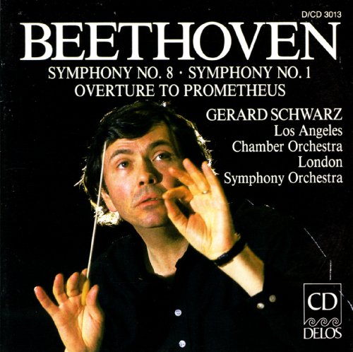 CD cover featuring conductor Gerard Schwarz and "Beethoven" text.