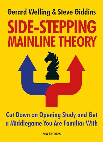 Book cover: "Side-Stepping Mainline Theory" with chess knight and arrows.