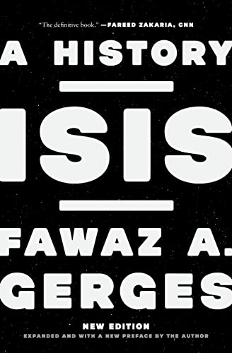Book cover: "ISIS: A History" by Fawaz A. Gerges, new edition.