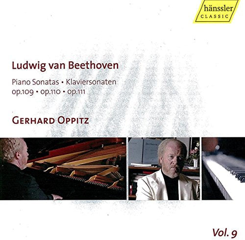 CD cover for Beethoven piano sonatas performed by Gerhard Oppitz.