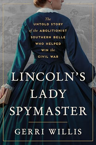 Book cover featuring a woman in a dark blue gown, historical portrait.