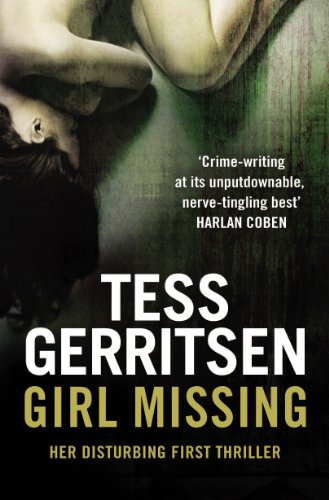 Book cover: a distressed woman and the title "Girl Missing" by Tess Gerritsen.