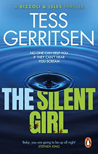 Book cover for "The Silent Girl" with water ripple imagery.