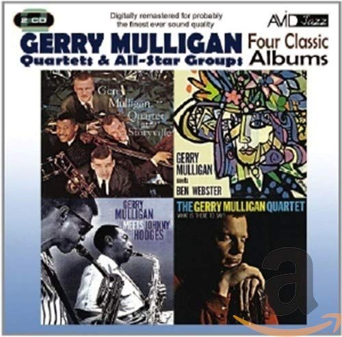 CD cover featuring jazz musicians Gerry Mulligan, Johnny Hodges, and Ben Webster.
