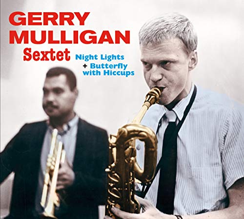CD cover featuring Gerry Mulligan playing saxophone with a trumpeter.