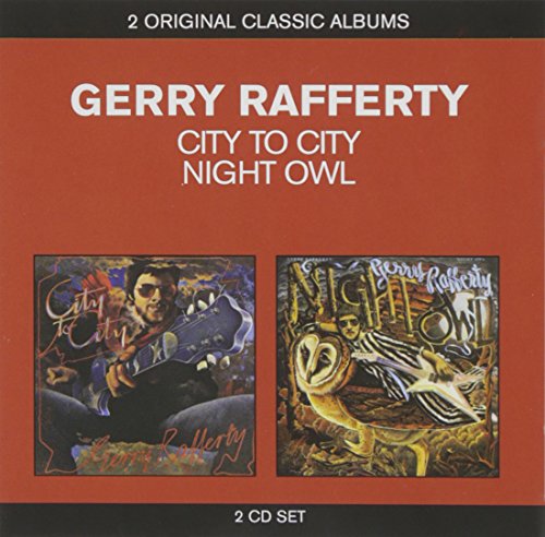 Gerry Rafferty album cover featuring "City to City" and "Night Owl" artwork.