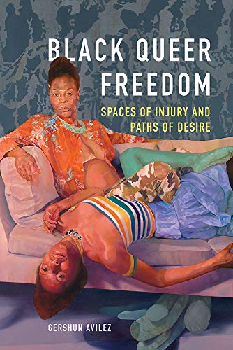 Book cover depicting two Black people reclining on a couch in a painted style.