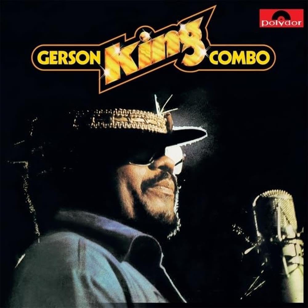 Gerson King Combo vinyl record cover featuring a man with a microphone.