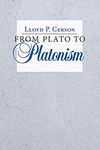 Book cover: "From Plato to Platonism" by Lloyd P. Gerson.