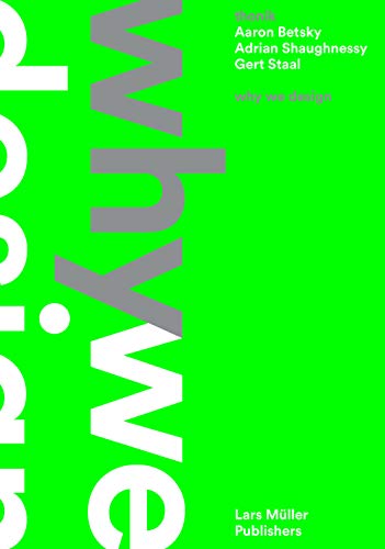 Bright green book cover with white text: “Thonik: Why We Design”.