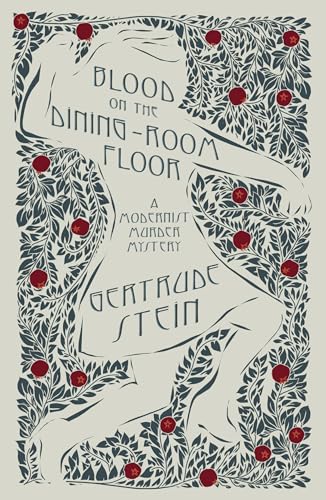 Book cover with floral design, title "Blood on the Dining-Room Floor.