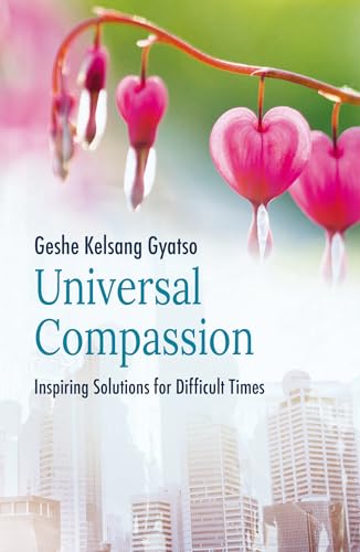 Book cover with pink bleeding heart flowers and blurred city background.