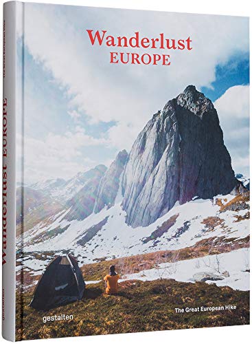 Book cover showing a person sitting near a tent facing a snowy mountain peak.
