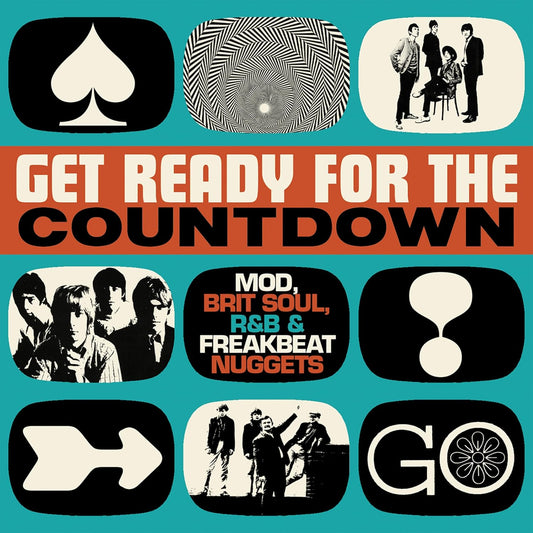Album cover: "Get Ready For The Countdown" with 1960s imagery.